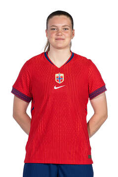Signe Gaupset of the Norwegian women's national football