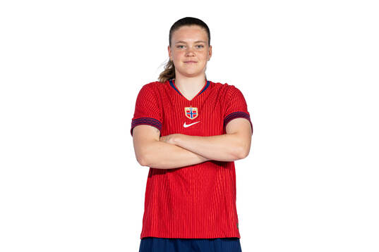 Signe Gaupset of the Norwegian women's national football