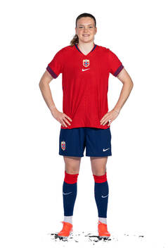 Signe Gaupset of the Norwegian women's national football