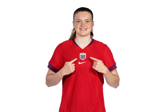 Signe Gaupset of the Norwegian women's national football
