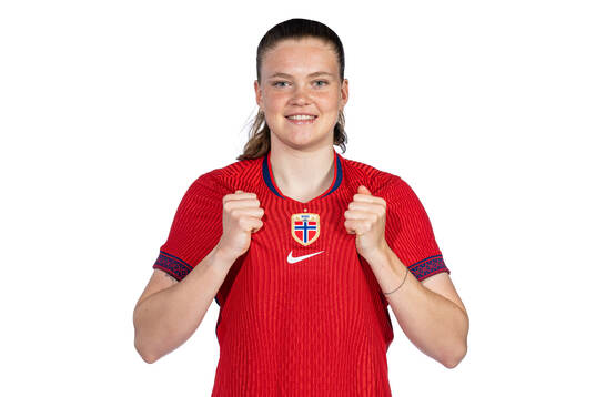 Signe Gaupset of the Norwegian women's national football