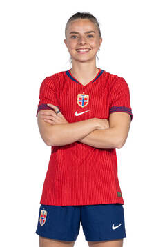 Emilie Woldvik of the Norwegian women's national football