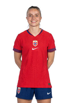 Emilie Woldvik of the Norwegian women's national football