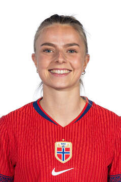 Emilie Woldvik of the Norwegian women's national football