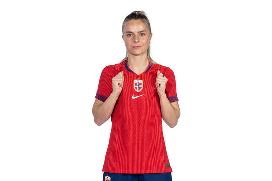 Emilie Woldvik of the Norwegian women's national football