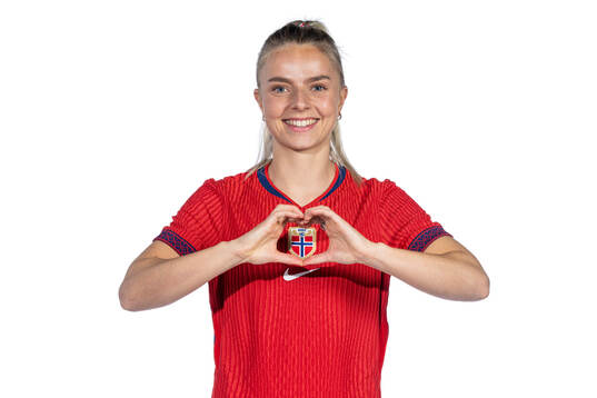 Emilie Woldvik of the Norwegian women's national football