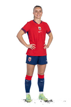 Emilie Woldvik of the Norwegian women's national football