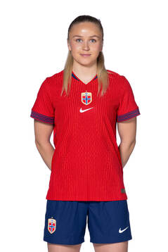Anna Jøsendal of the Norwegian women's national football