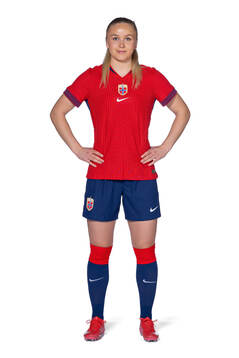 Anna Jøsendal of the Norwegian women's national football
