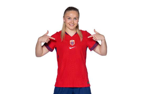 Anna Jøsendal of the Norwegian women's national football