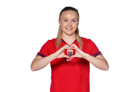 Anna Jøsendal of the Norwegian women's national football