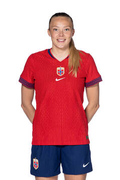Synne Sofie Kinden Jensen of the Norwegian women's national