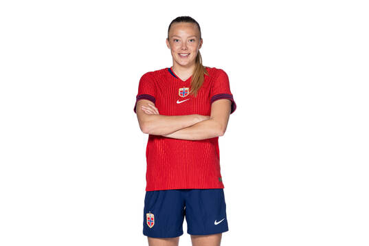 Synne Sofie Kinden Jensen of the Norwegian women's national