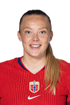 Synne Sofie Kinden Jensen of the Norwegian women's national