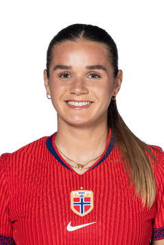 Andrea Norheim of the Norwegian women's national football