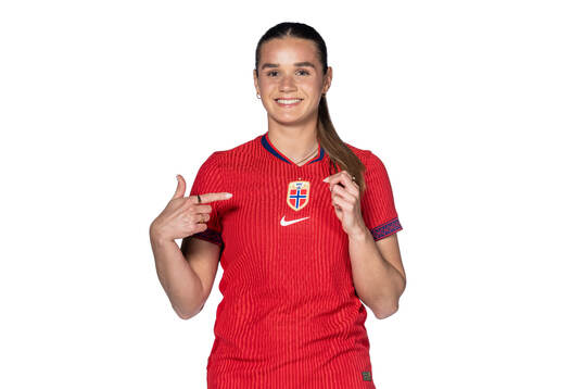 Andrea Norheim of the Norwegian women's national football