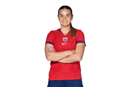 Andrea Norheim of the Norwegian women's national football