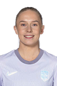 Thea Bjelde of the Norwegian women's national football team