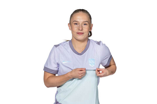 Thea Bjelde of the Norwegian women's national football team