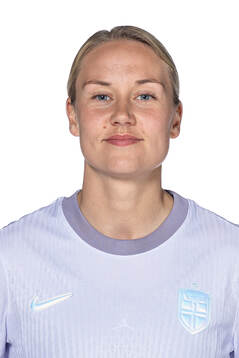 Lisa Naalsund of the Norwegian women's national football