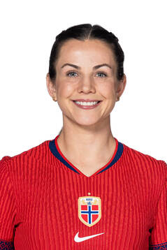 Tuva Hansen of the Norwegian women's national football team