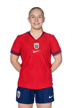 Thea Bjelde of the Norwegian women's national football team