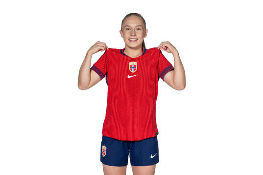 Thea Bjelde of the Norwegian women's national football team