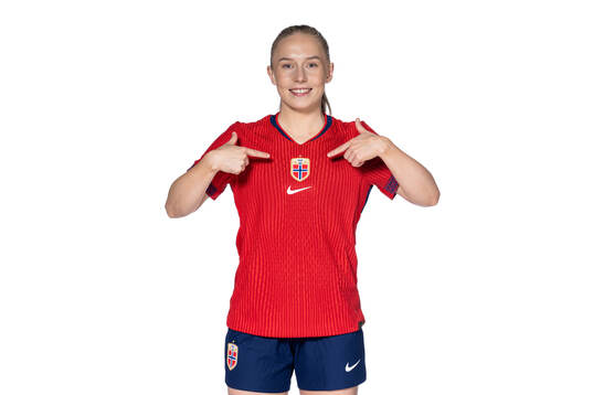 Thea Bjelde of the Norwegian women's national football team
