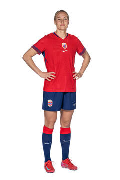 Lisa Naalsund of the Norwegian women's national football
