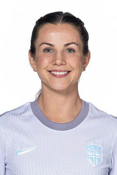 Tuva Hansen of the Norwegian women's national football team