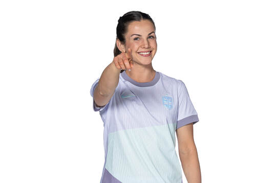 Tuva Hansen of the Norwegian women's national football team