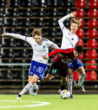 IFK Norrköpings Viggo Fälth and Brommapojkarnas Edgar