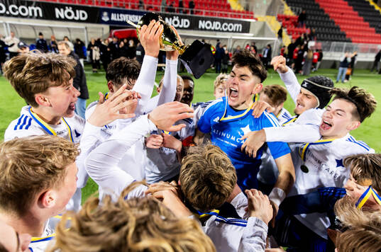 IFK Norrköpings spelare jublar