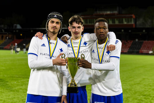IFK Norrköpings Tarik Jusic, Kenan Skepi och Emmanuel
