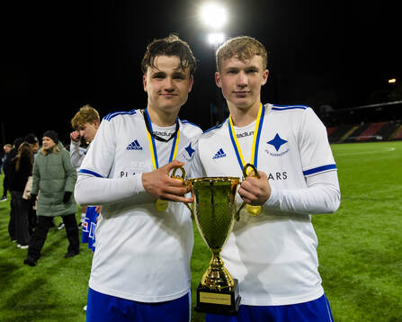 IFK Norrköpings William Bergman och Noel Tegelström med