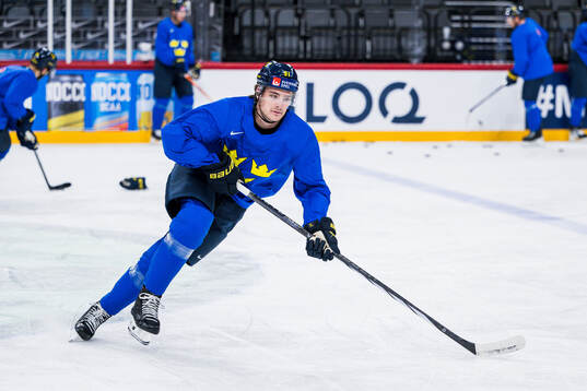 Leo Carlsson of Sweden at a practice session