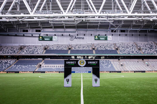 En Unibet-portal på 3Arena