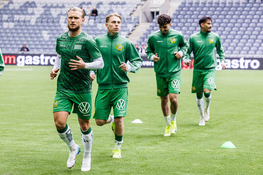 Hammarbys Simon Strand och Wilson Lindberg Uhrström