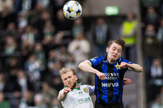 Hammarbys Simon Strand och Sirius Noel Milleskog