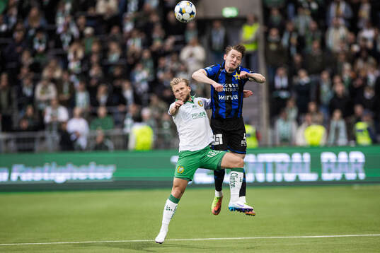 Hammarbys Simon Strand och Sirius Noel Milleskog