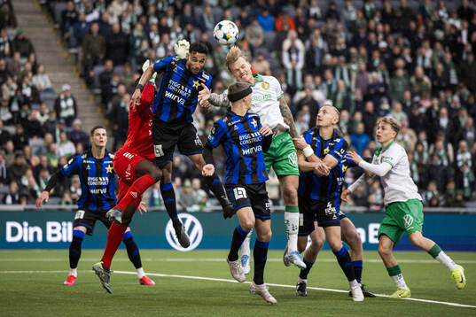 Sirius Joakim Persson och Hammarbys Victor Eriksson