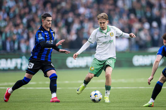 Sirius Robbie Ure och Hammarbys Wilson Lindberg Uhrström