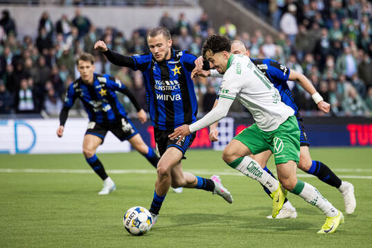 Sirius Melker Heier och Hammarbys Sebastian Tounekti