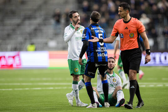 Hammarbys Nahir Besara och Sirius Tobias Carlsson