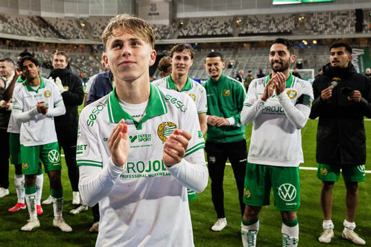 Hammarbys Wilson Lindberg Uhrström jublar