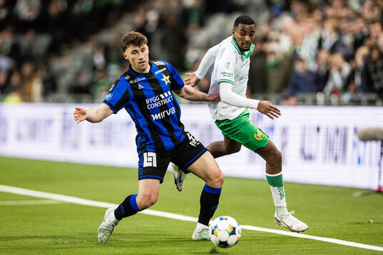 Sirius Bogdan Milovanov och Hammarbys Paulos Abraham