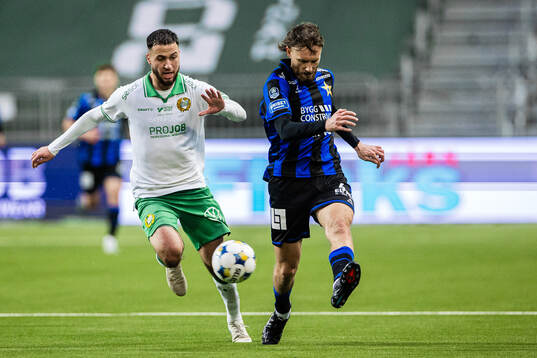 Hammarbys Abdelrahman Boudah Saidi och Sirius Simon Sandberg