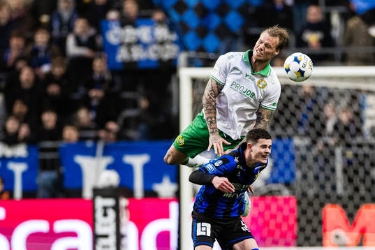 Hammarbys Victor Eriksson och Sirius Robbie Ure