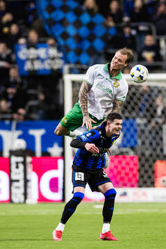 Hammarbys Victor Eriksson och Sirius Robbie Ure
