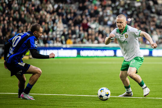 Sirius Melker Heier och Hammarbys Jacob Ouro Ortmark